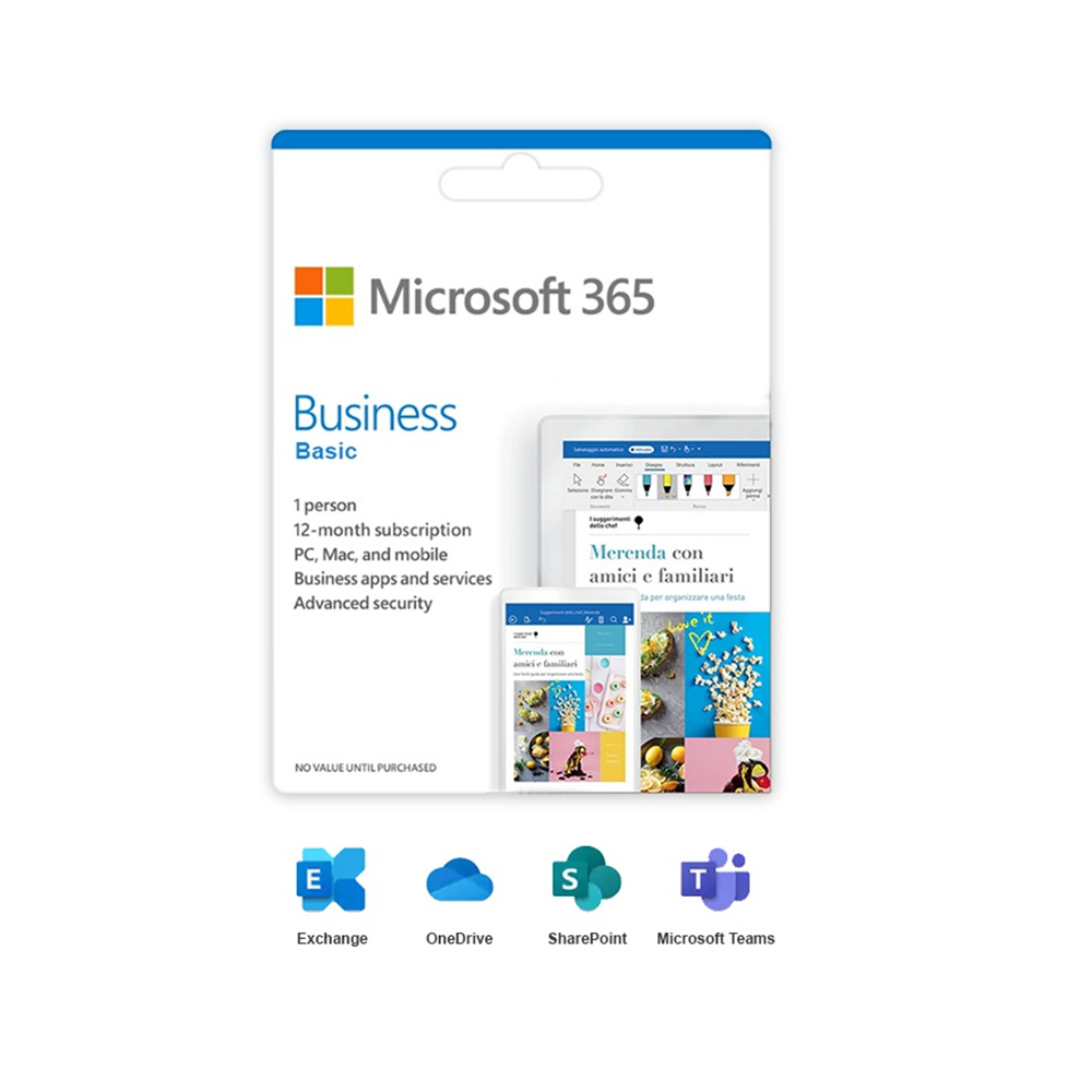 Phần mềm Microsoft 365 Business Bacsic - Annual