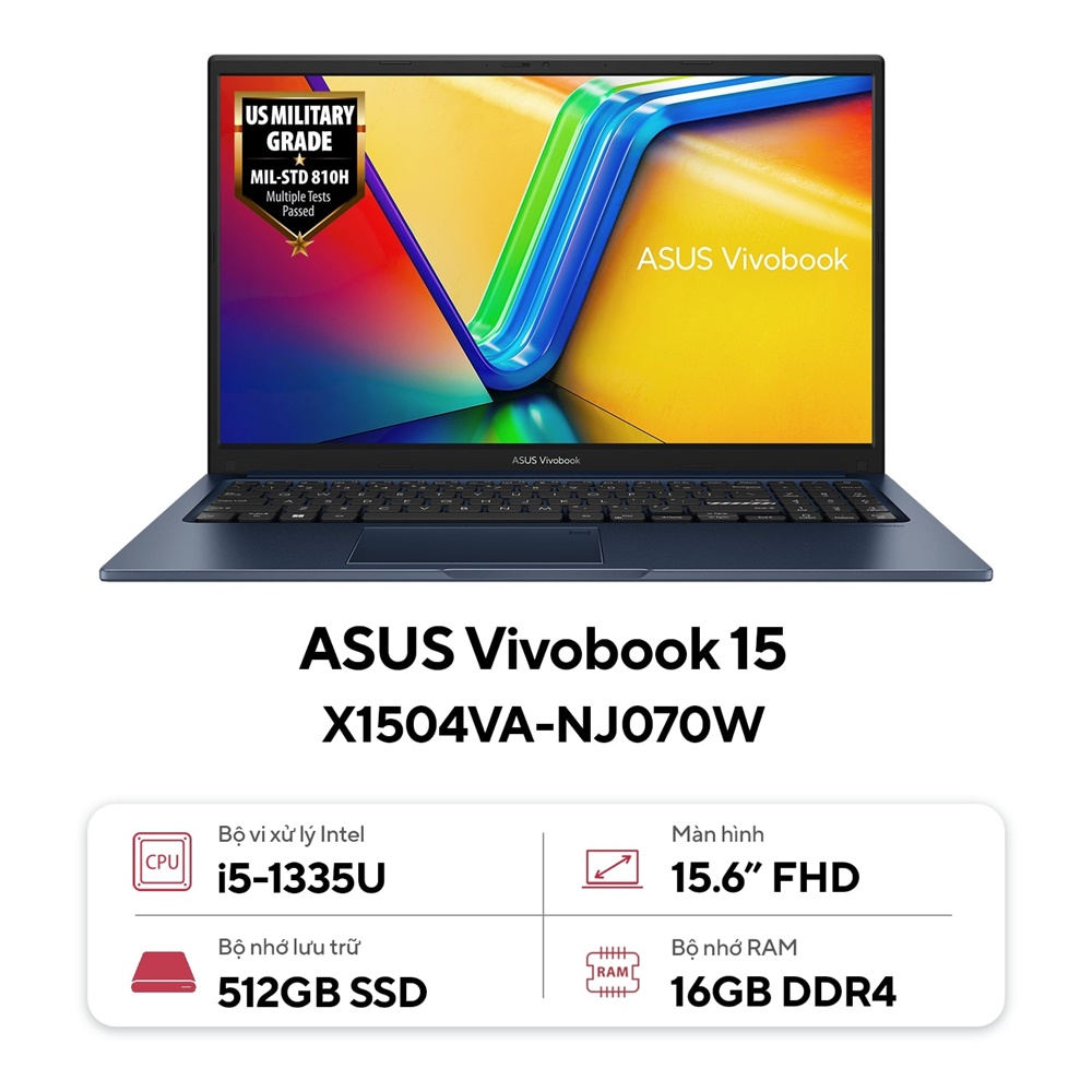 Laptop Asus Vivobook 15 X1504VA NJ070W (Hàng Giá Sốc)