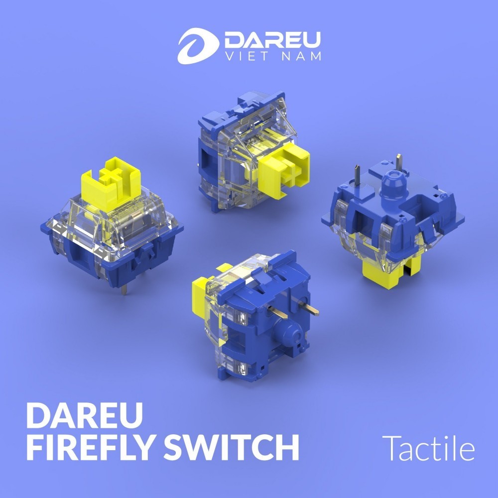 Bộ switch DareU FIREFLY (Tactile) Hotswap Switches – POT x45 sw - Hàng Giá Sốc