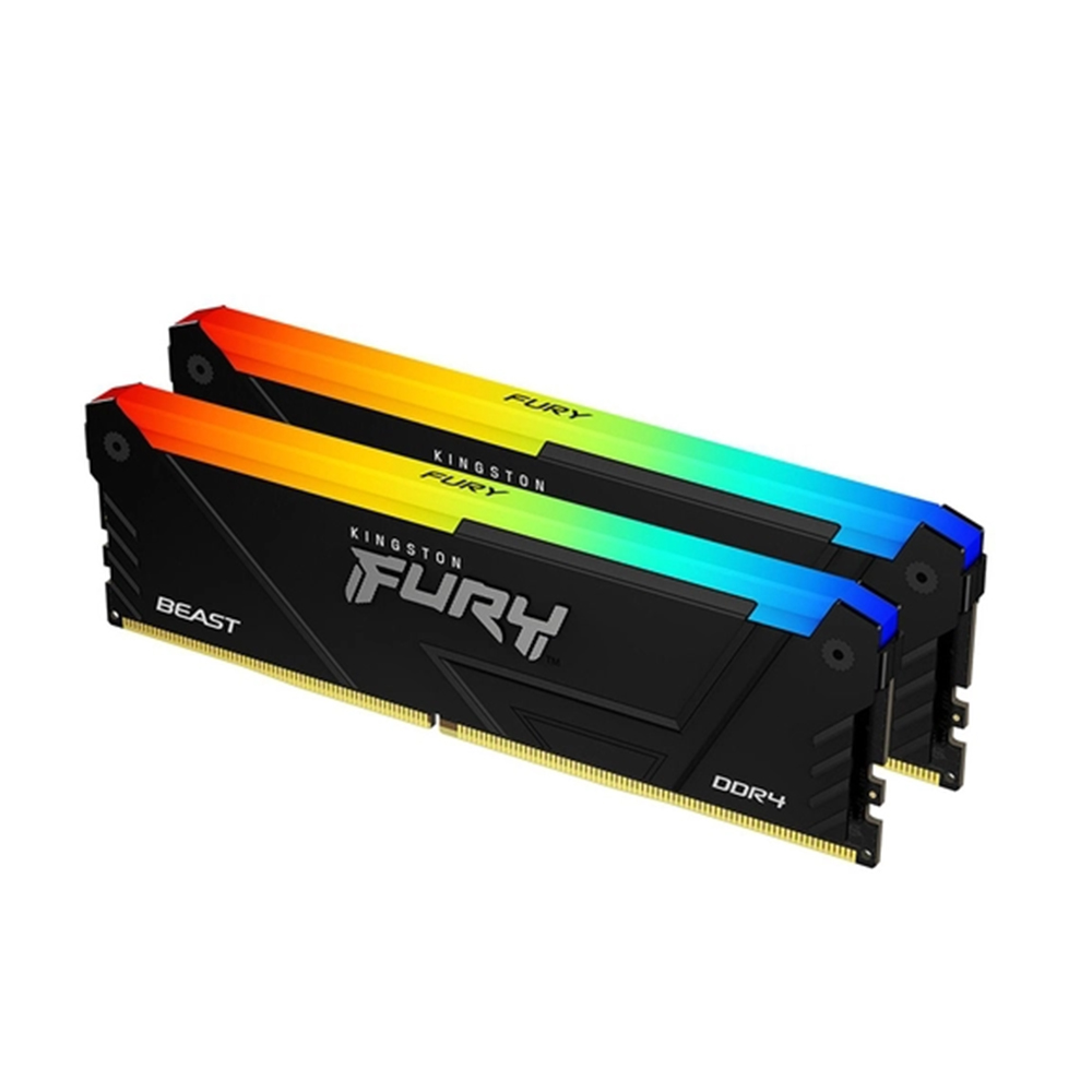 RAM Kingston FURY Beast RGB 64GB (2x32GB) DDR4 3200MHz (KF432C16BB2AK2/64)