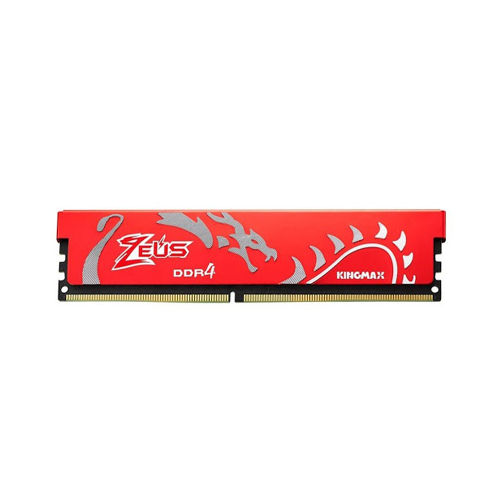 Ram Kingmax 8GB DDR4-3200Mhz HEATSINK Zeus (đỏ)