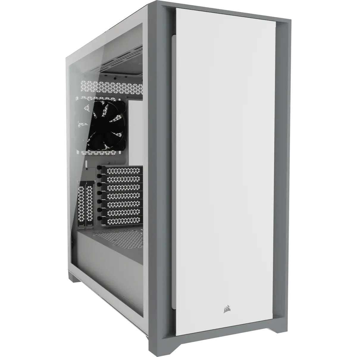 Vỏ case máy tính Corsair 5000D TG White CC-9011209-WW (Hàng giá sốc)