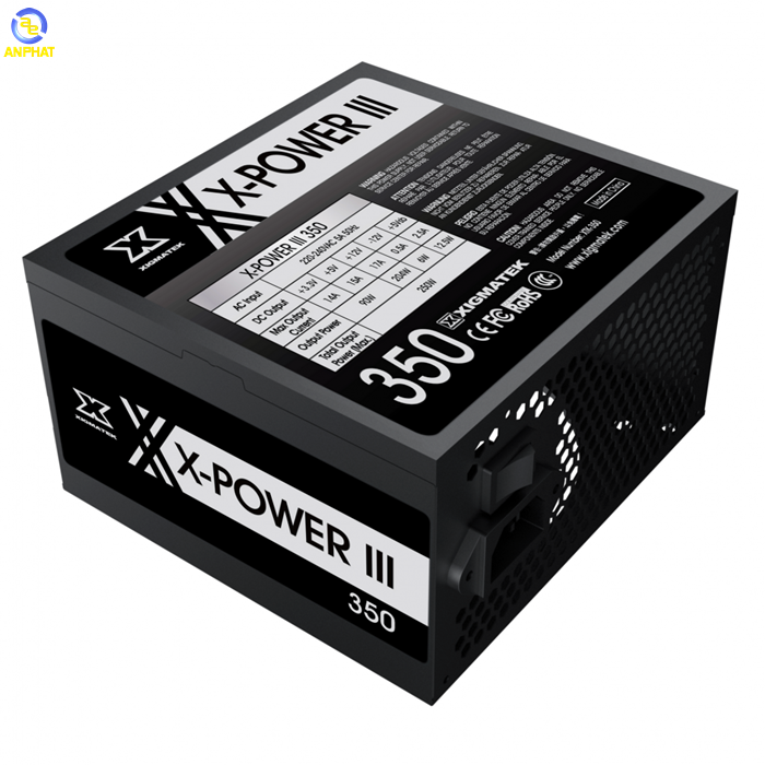 Nguồn máy tính Xigmatek X-POWER III 350 - 250W EN49608 (Hàng giá sốc)