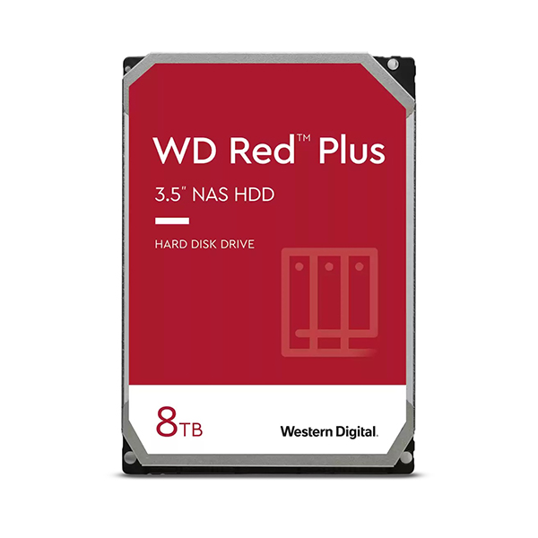 Ổ cứng Western Digital Red Plus 8TB 3.5 inch 256MB cache 5640RPM WD80EFPX