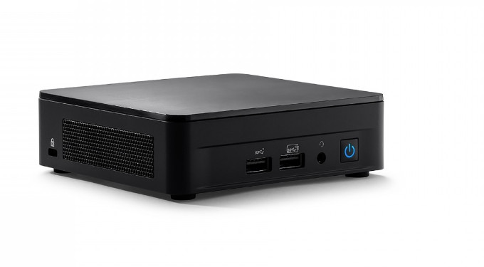 Intel NUC 12 Pro Kit UCFF Black i3-1220P _ 1x M.2 NVMe 2280, 1x SATA 2.5 | WIFI 6E | Bluetooth 5.3 | HDMI 2.1, DP _RNUC12WSKI30000