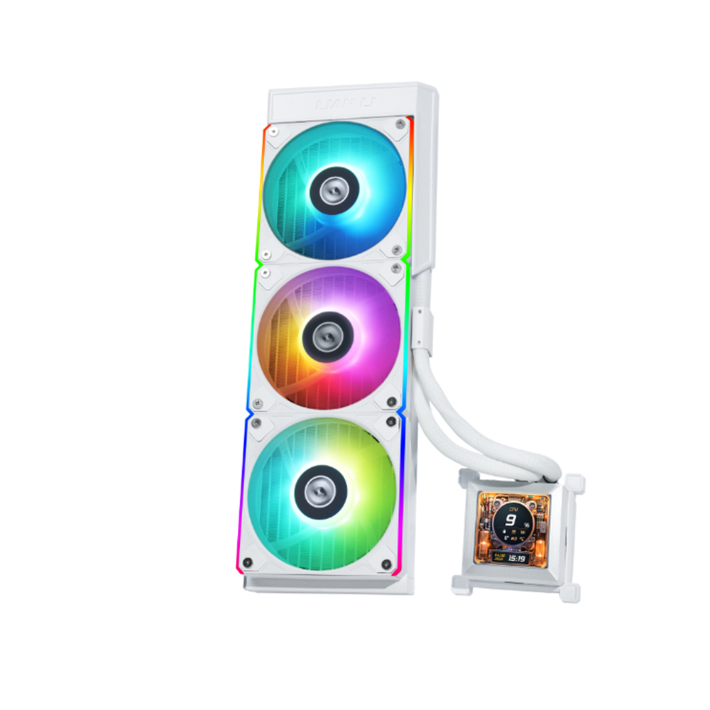 Tản Nhiệt Nước Lian Li HydroShift LCD 360RGB fan White