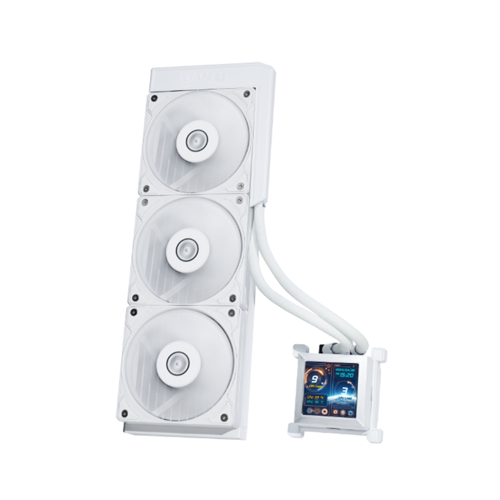TẢN NHIỆT NƯỚC LIAN LI HYDROSHIFT LCD 360S NON RGB FAN WHITE
