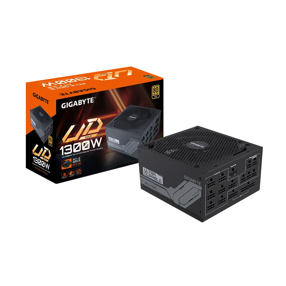 NGUỒN GIGABYTE UD1300GM PG5 1300W (80 PLUS GOLD, PCIE 5.0, ATX 3.0)