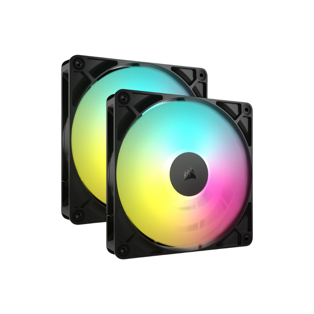 BỘ 2 QUẠT MÁY TÍNH CORSAIR RS140 ARGB BLACK CO-9050183-WW