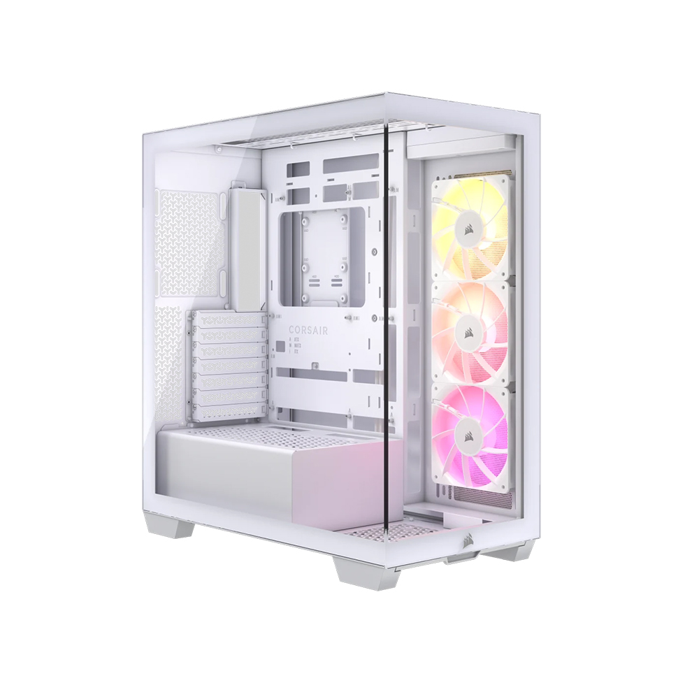 VỎ MÁY TÍNH CORSAIR 3500X RGB TEMPERED GLASS (MID-TOWER, WHITE) CC-9011279-WW