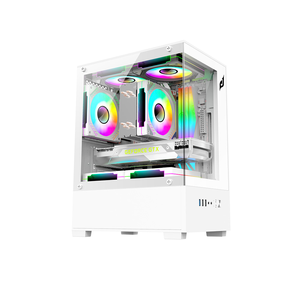 Vỏ Case Edra ECS1303 White ( Matx, Case Bể Cá)