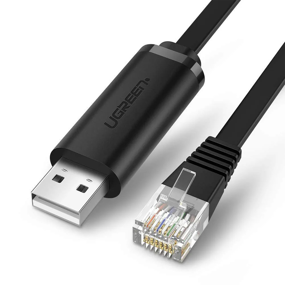 DÂY LẬP TRÌNH CONSOLE USB SANG RJ45 FTDI DÀI 3M UGREEN 60813