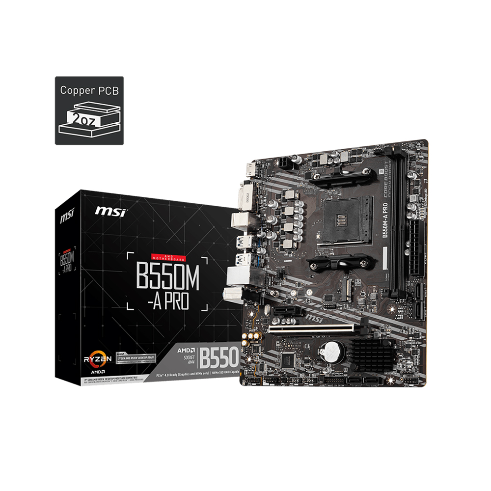 MAINBOARD MSI B550M-A PRO