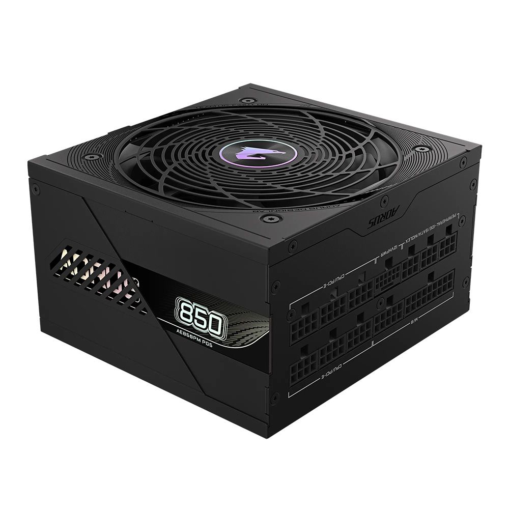 NGUỒN GIGABYTE AORUS ELITE GP-AE850PM PG5 ( 850W, PLATINUM, ATX 3.0, PCIE 5.0)