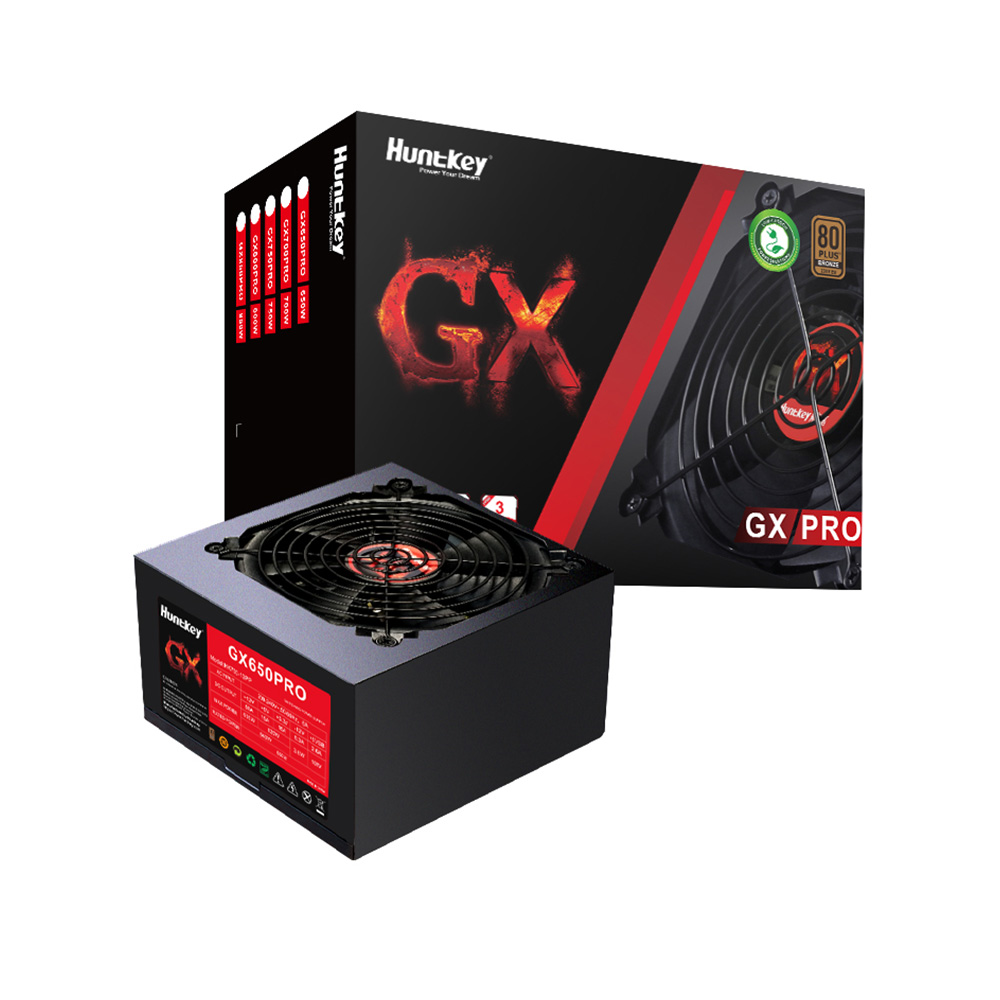 NGUỒN MÁY TÍNH HUNTKEY GX650PRO - 650W 80 PLUS BRONZE