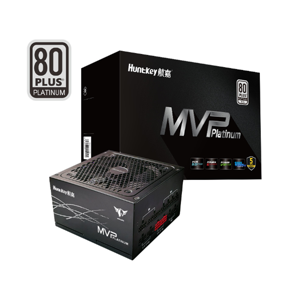 NGUỒN MÁY TÍNH HUNTKEY MVP P1000 - 1000W 80 PLUS PLATINUM PCIE 5.0