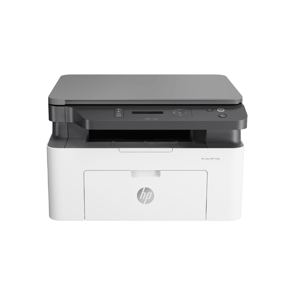 MÁY IN LASER ĐEN TRẮNG ĐA CHỨC NĂNG HP LASER MFP 136W 4ZB86A (IN| COPY| SCAN| A4| A5| USB| WIFI)