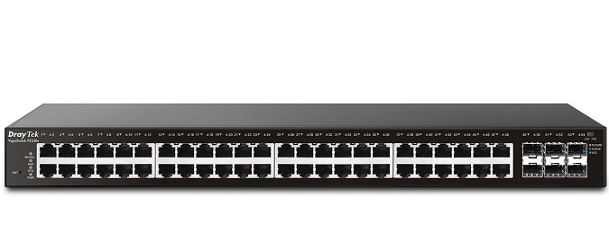 DRAYTEK VIGORSWITCH P2540XS - SWITCH 54 PORT LAYER 2+ MANAGED 10G POE