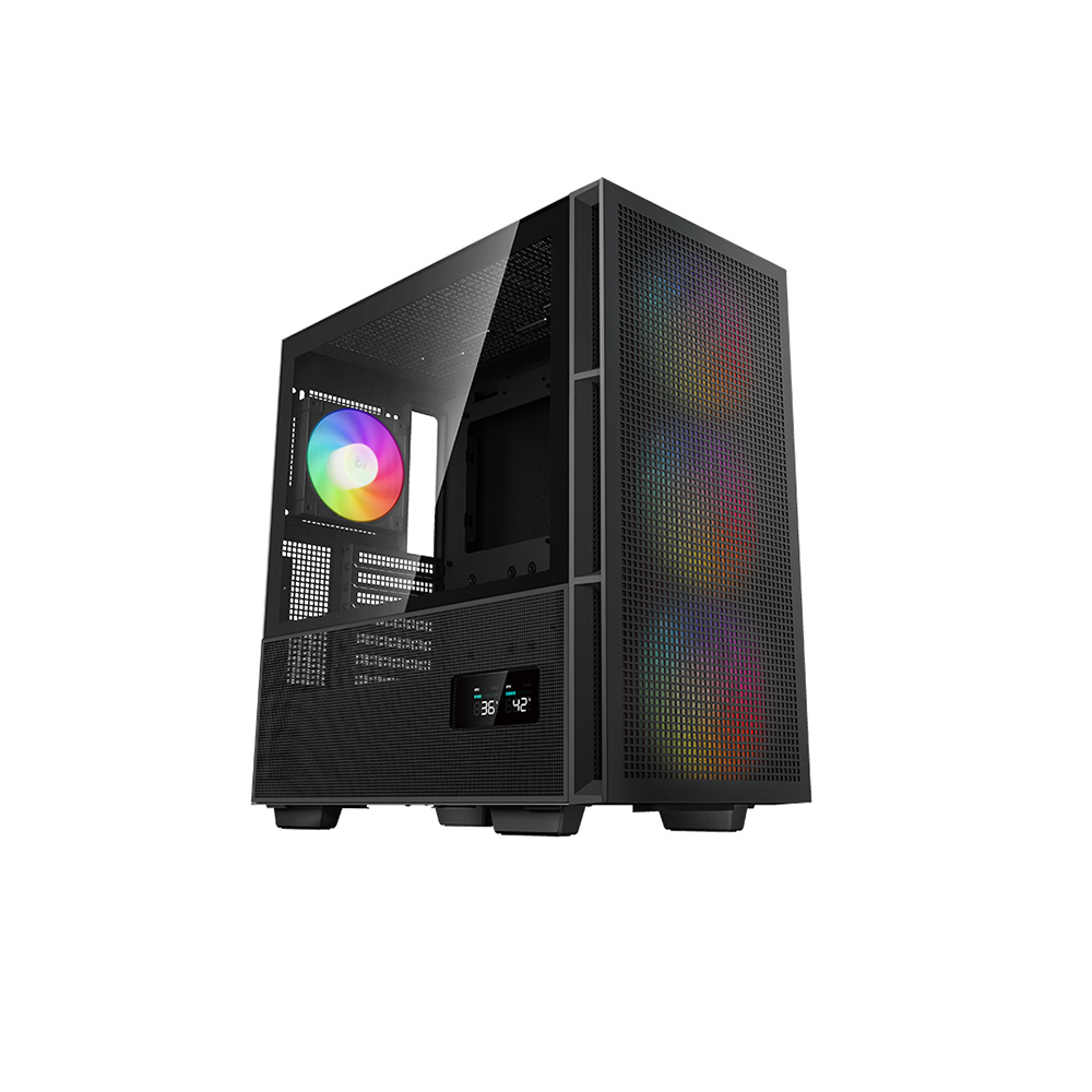 VỎ CASE DEEPCOOL CH560 DIGITAL (ATX, MÀU ĐEN, MÀN HÌNH HIỂN THỊ)