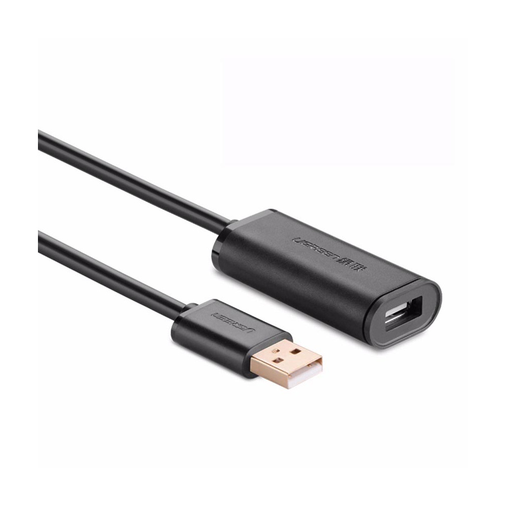 CÁP DỮ LIỆU USB 2.0 NỐI DÀI CÓ CHIP TRUYỀN DỮ LIỆU GIỮA MÁY TÍNH VÀ Ổ CỨNG USB CÓ CHIPSET DÀI 20M UGREEN ( 10324)