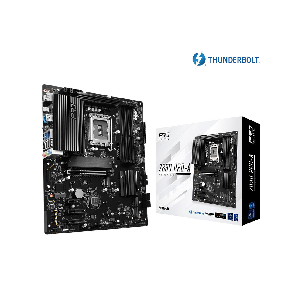 MAINBOARD ASROCK Z890 PRO-A DDR5 (THUNDERBOLT 4)