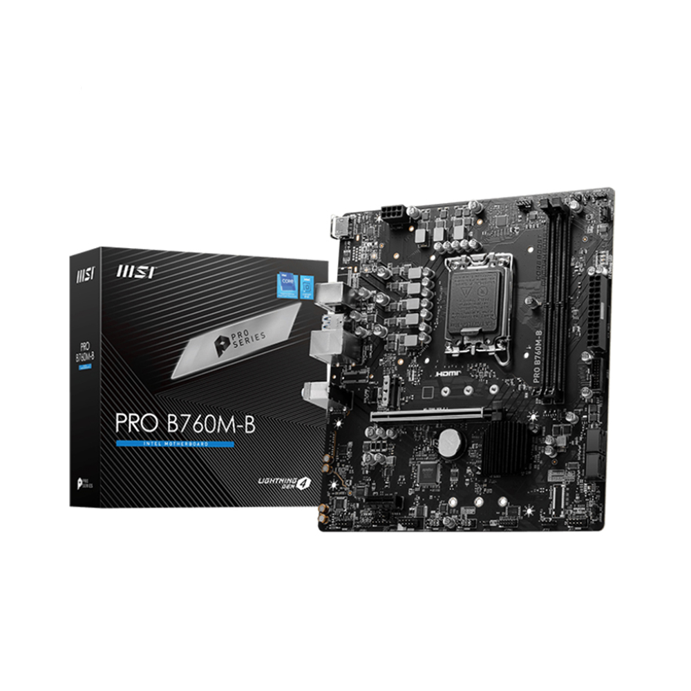 Mainboarrd MSI PRO B760M-B DDR4 (Led Sync)