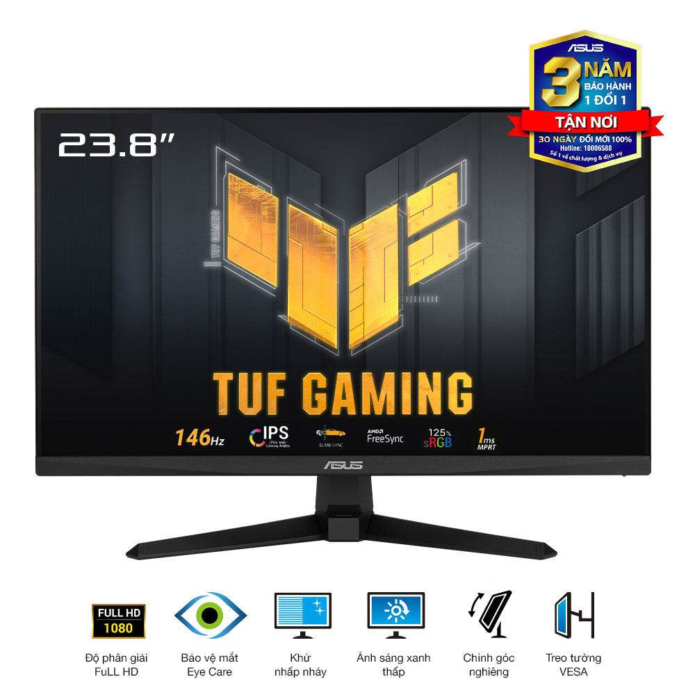 Màn Hình Gaming ASUS TUF Gaming VG249QE5A (23.8 inch - FHD - IPS - 146Hz - 1ms - Speaker)