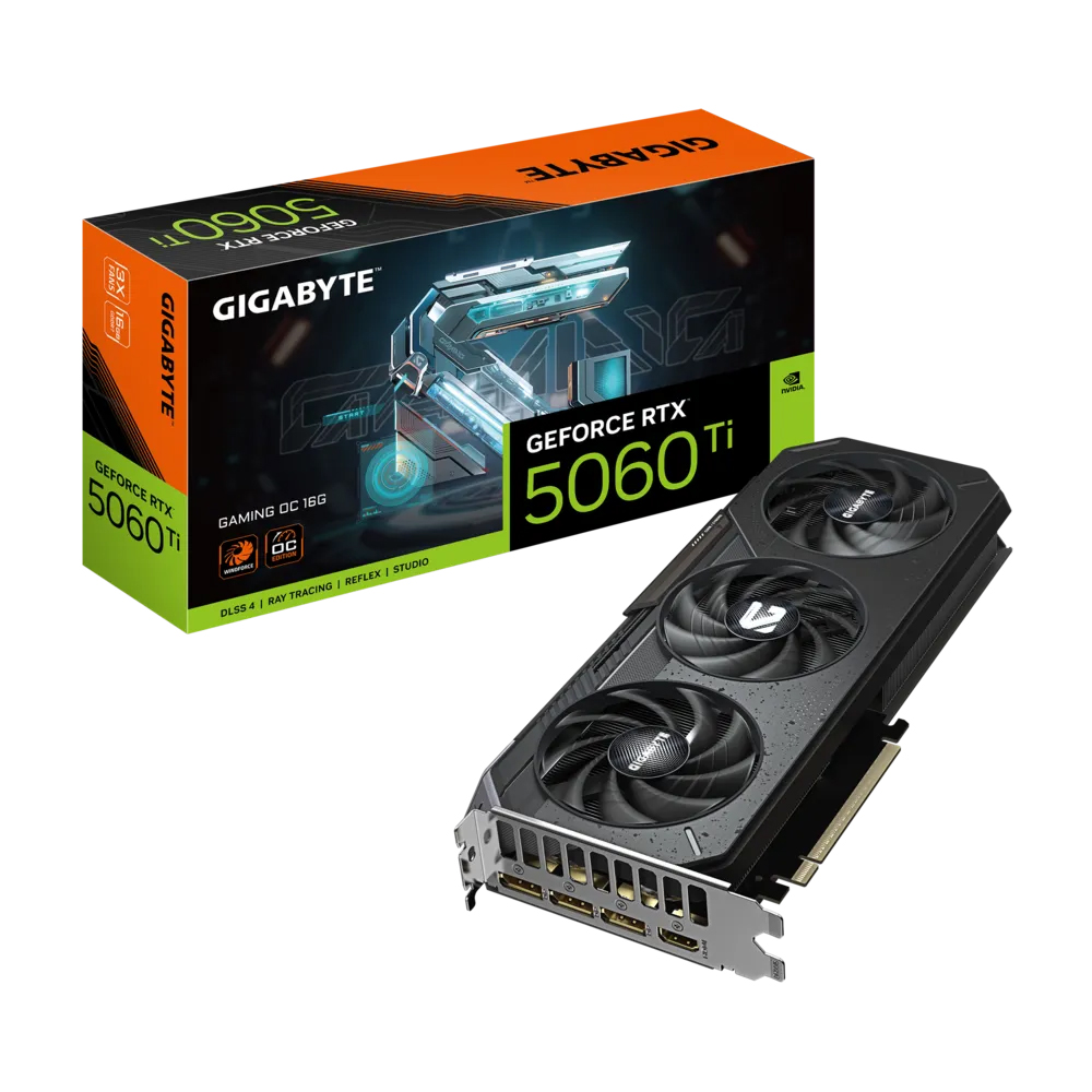 VGA Gigabyte RTX 5060 Ti Gaming OC 16GB GDDR7 (N506TGAMINGOC-16GD)