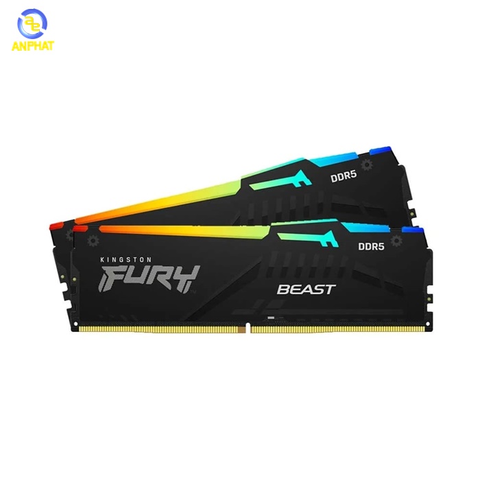 RAM Kingston FURY Beast RGB 32GB (2x16GB) DDR5 6000Mhz (KF560C36BBE2AK2-32) (AMD EXPO+INTEL XMP)