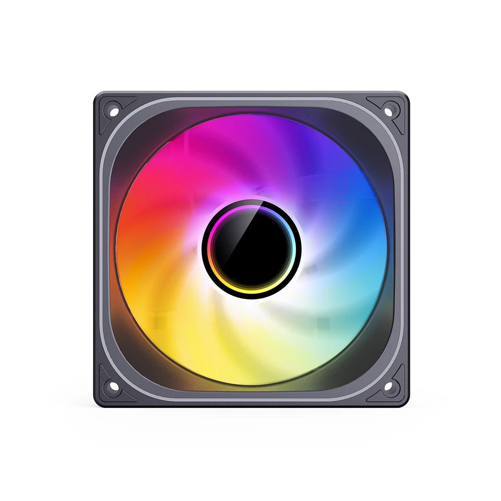 Fan case JONSBO ZB-120BR BLACK LED ARGB REVERSE (FAN ngược)