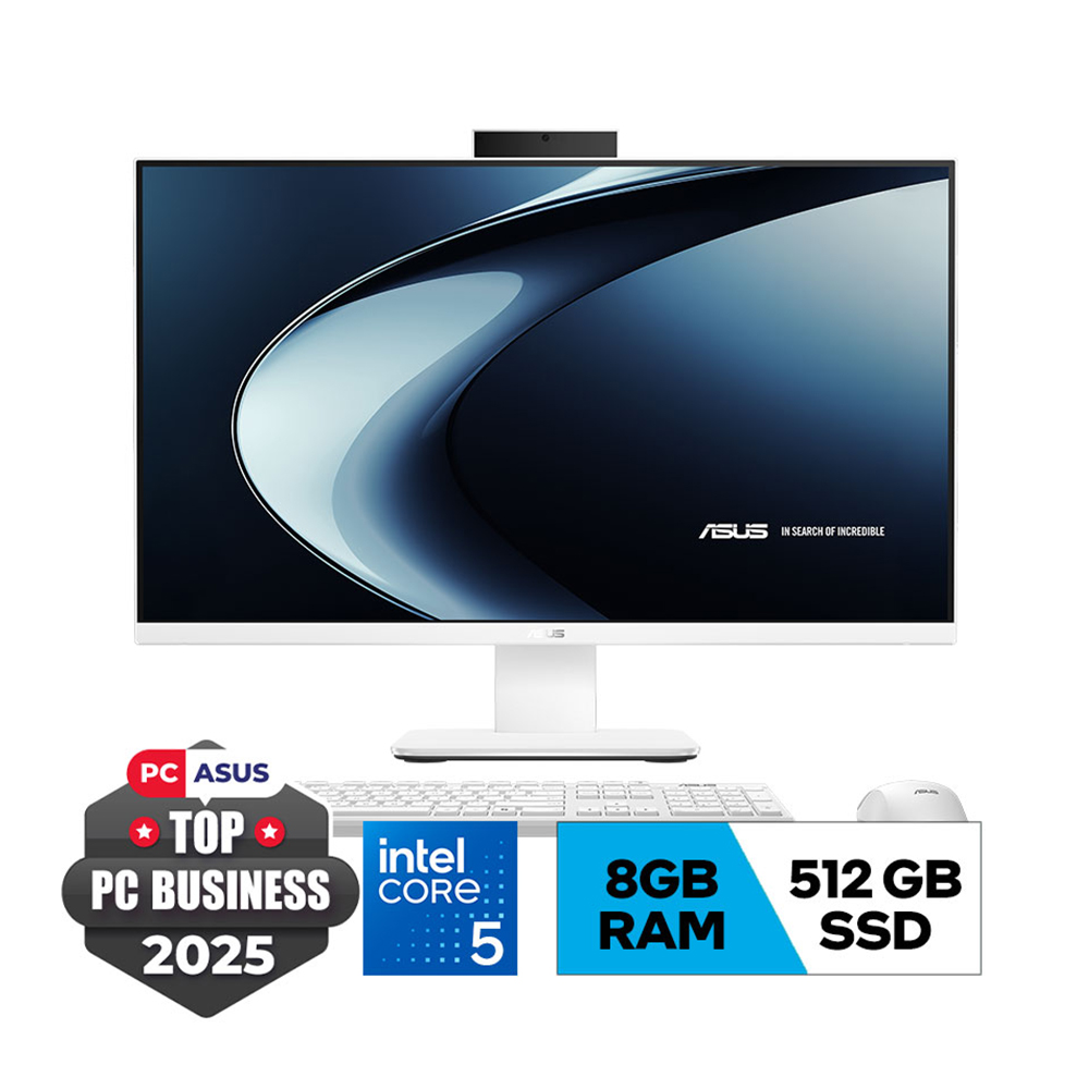 Máy tính để bàn All in one Asus V440VAT-WPD042W (Intel Core i5 13420H | 8GB | 512GB | 23.8 inch FHD Cảm ứng | CAM/MIC | WF6E/BT | WL_KB&M | W11H | 2Y