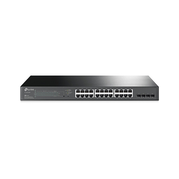 Switch TP-Link JetStream TL-SG2428P (Gigabit 1000Mbps | 28 Cổng | 4 SFP | Smart Switch | 24 cổng PoE | Vỏ Thép)