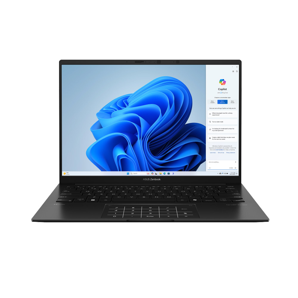 Laptop ASUS Zenbook 14 UM3406KA-PP590WS (AMD Ryzen AI 7 350 | 32GB | 1TB | 14 inch 3K OLED | AMD Radeon Graphics | Windows 11 Home + Microsoft Office | Đen)