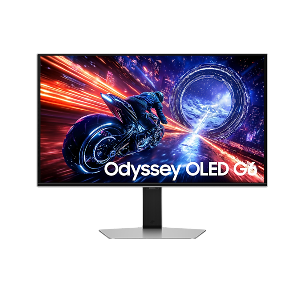 MÀN HÌNH GAMING SAMSUNG ODYSSEY OLED G6 G60SF LS27FG602SEXXV (27 INCH - OLED - 2K - 500HZ - 0.03MS)