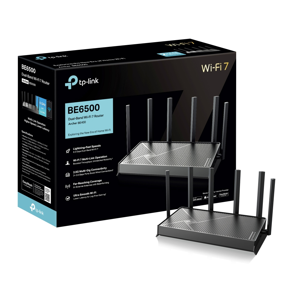 Router Wi-Fi 7 Băng Tần Kép BE6500 Archer BE400