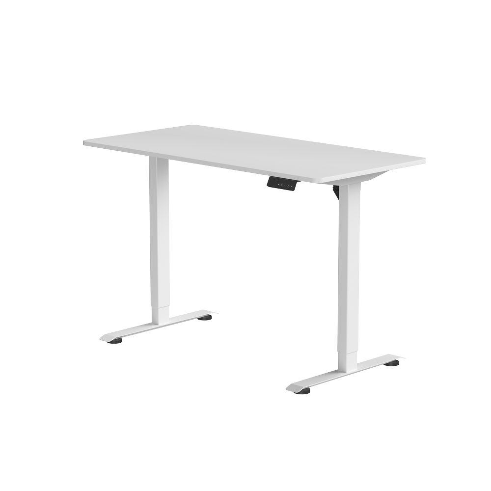 Bàn gaming điện nâng hạ chiều cao WARRIOR Paladin Series WGT602 White