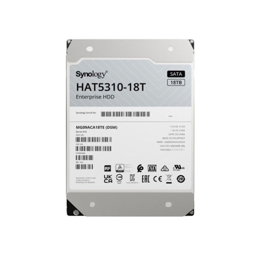 Ổ cứng HDD gắn trong 3.5" SATA Synology 18TB HAT5310-18T