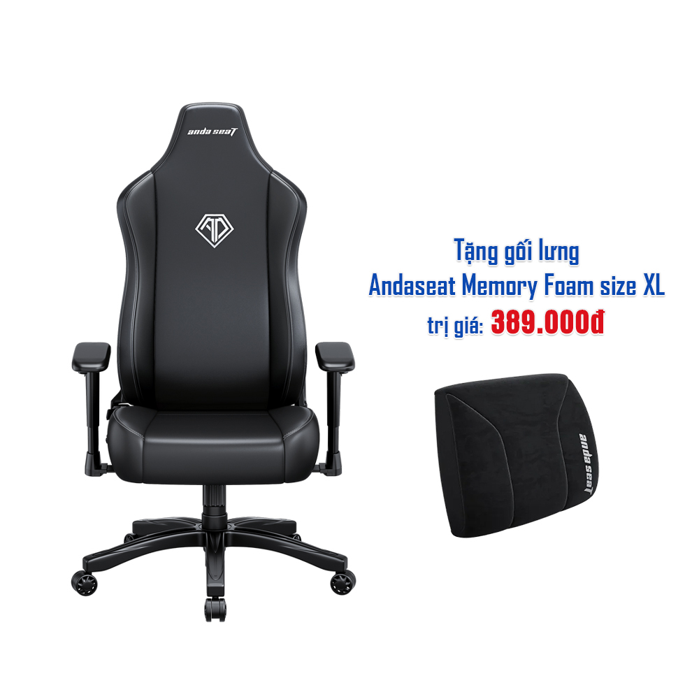 Ghế game AndaSeat Novis Black PVC AD23-L-01-B-PV