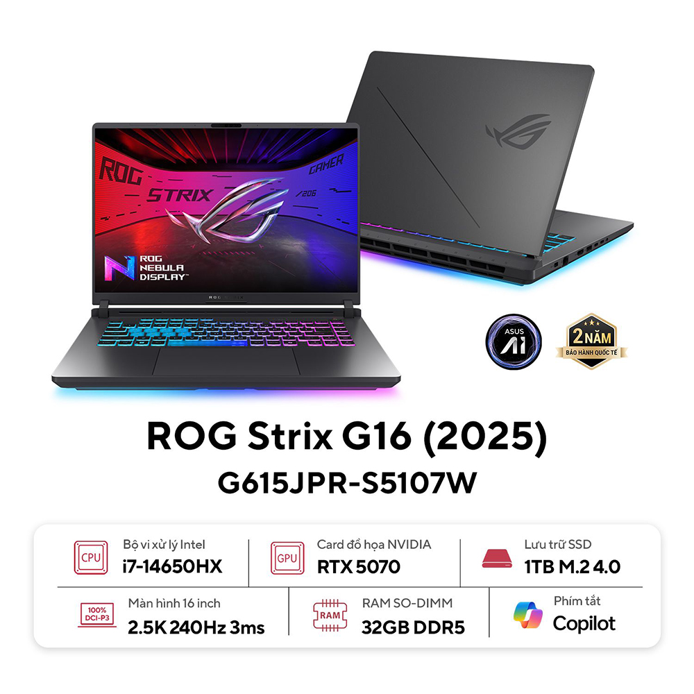 Laptop ASUS ROG Strix G16 G615JPR-S5107W