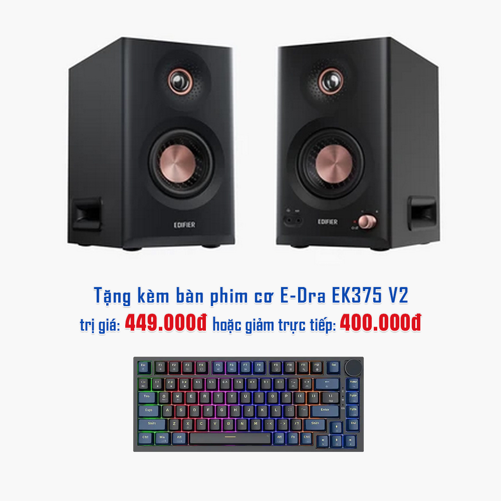 Loa Edifier MR5 2.0 Bluetooth Black