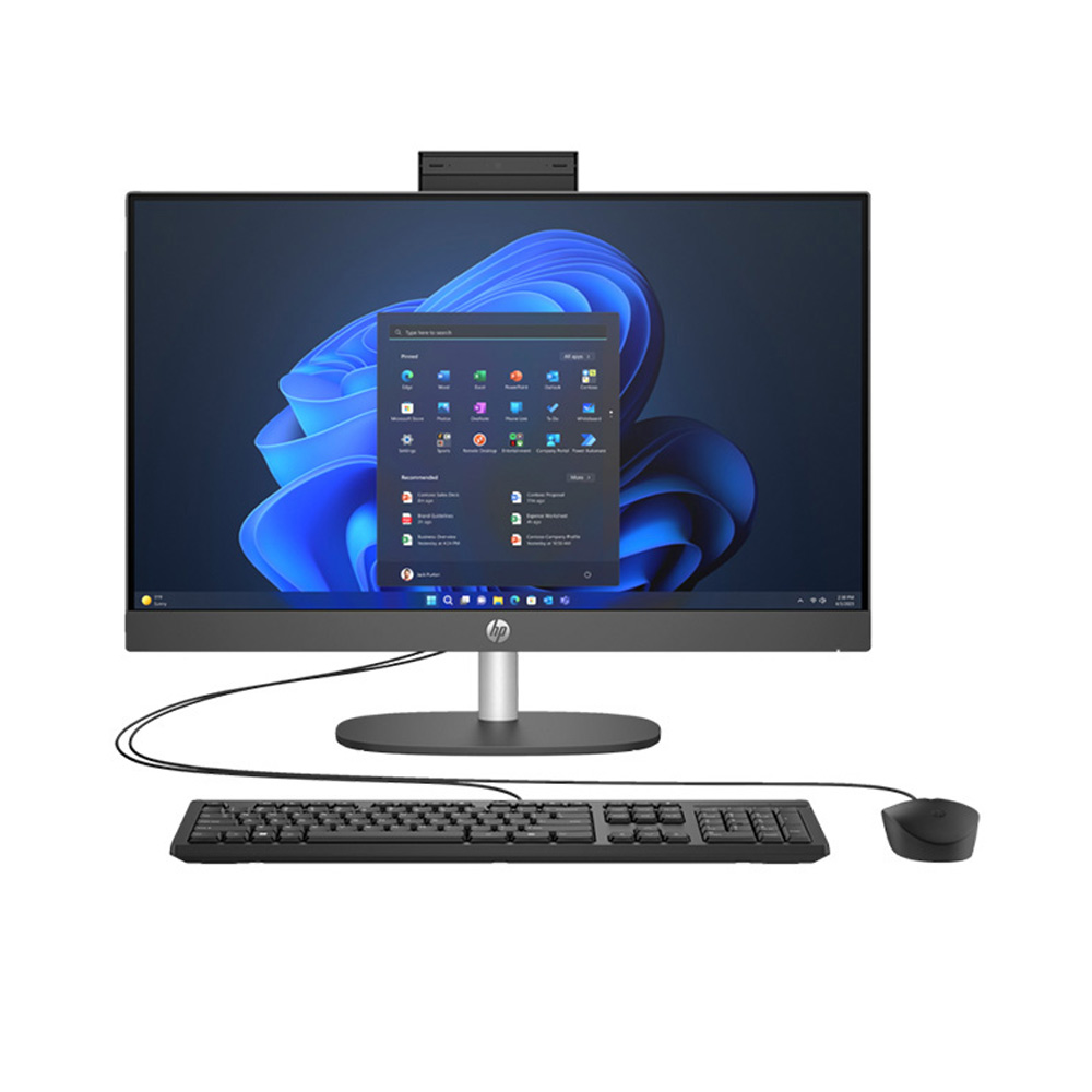 Máy tính để bàn HP ProOne 240 G10 9H0B4PT (Intel Core i7-1355U | 16GB | 512GB | Intel Iris Xe Graphics | 23.8 inch FHD | Windows 11 Home SL | Đen)