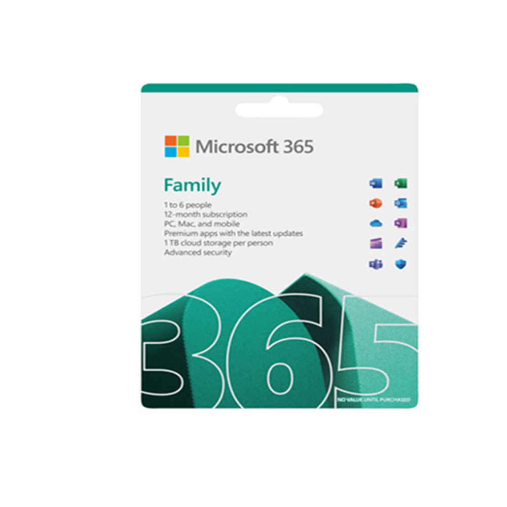 Phần mềm M365 Family Subscr PK Lic 1YR Online APAC EM ESD (EP2-36890)