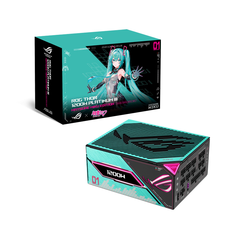 NGUỒN MÁY TÍNH ASUS ROG THOR 1200W PLATINUM III HATSUNE MIKU EDITION