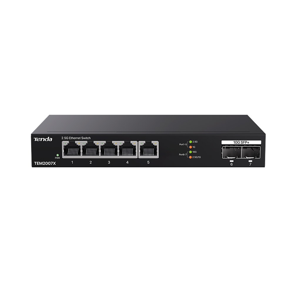 Switch 2.5Gbps Tenda TEM2007X