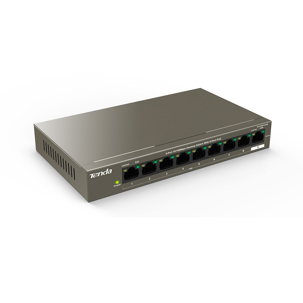Switch PoE 10/100Mbps Tenda TEF1109P-8-63W