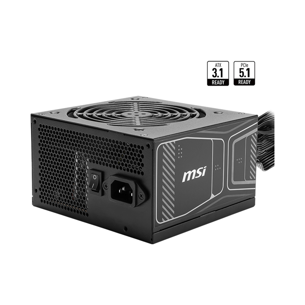 NGUỒN MÁY TÍNH MSI MAG A850GN PCIE5 (850W/ 80 PLUS GOLD/ ATX/ ĐEN)
