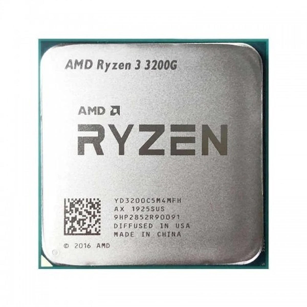 CPU AMD Ryzen 3 3200G (AMD AM4 - 4 Core - 4 Thread - Base 3.6Ghz - Turbo 4.0Ghz - Cache 6MB) (Tray chính hãng kèm tản nhiệt)