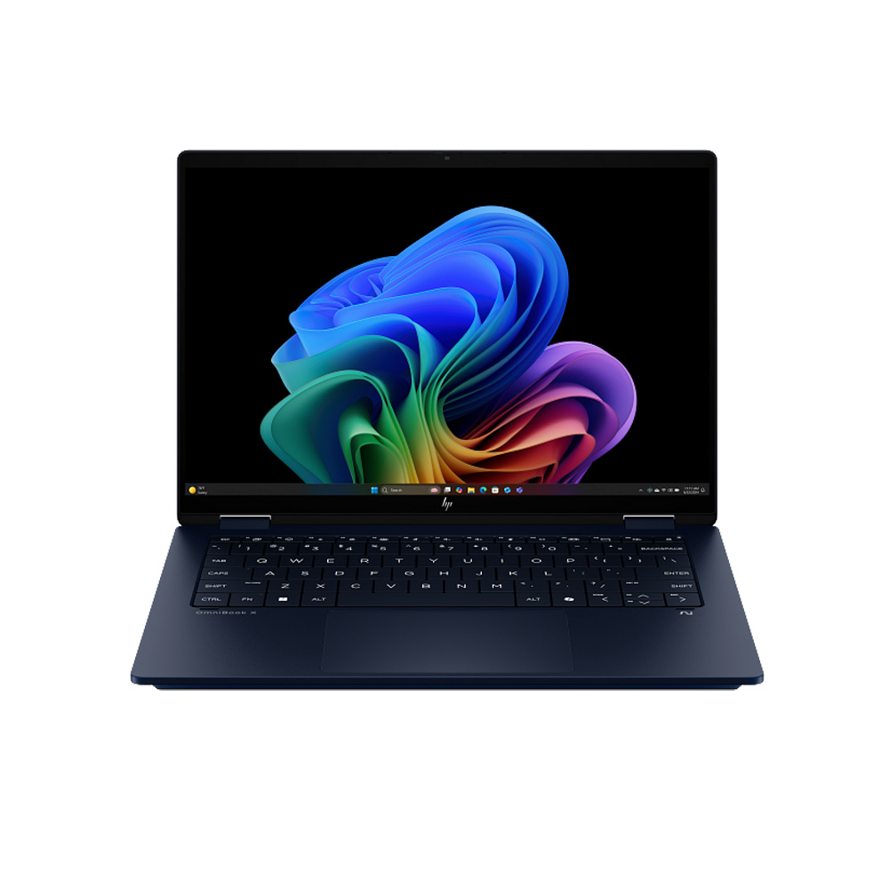 Laptop HP OmniBook X Flip 14-fm0076TU BZ7P6PA (Intel Core Ultra 7 258V | Intel Arc 140V | 14 inch WUXGA Touchscreen | 32GB | 512GB | Windows 11 Home SL | Office | Pen | Xanh)