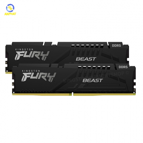 RAM PC KINGSTON FURY BEAST 64GB (2X32GB) DDR5 5600MHZ (KF556C40BBK2-64)