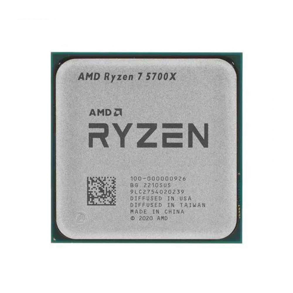 CPU AMD RYZEN 7 5700X / 3.4 GHZ (4.6GHZ MAX BOOST) / 36MB CACHE / 8 CORES, 16 THREADS / 65W / SOCKET AM4 TRAY CHÍNH HÃNG
